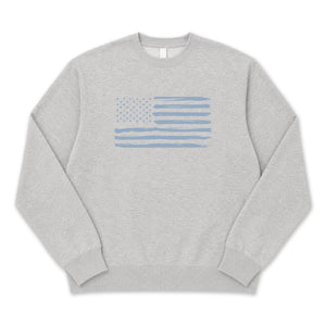 Peppers Blue Flag Pullover Crew