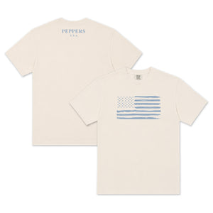 Peppers Blue Flag T-Shirt