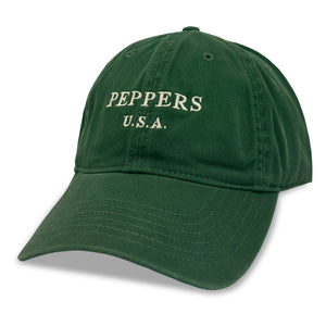 Peppers Logo Hat (dark green)