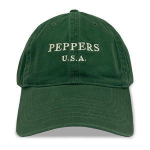 Peppers Logo Hat (dark green)