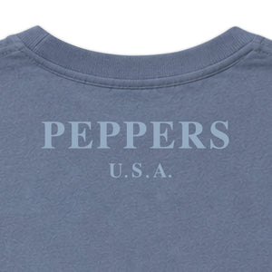 Peppers Blue Flag Long Sleeve T-Shirt