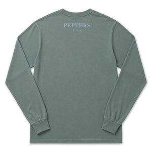 Peppers Blue Flag Long Sleeve T-Shirt