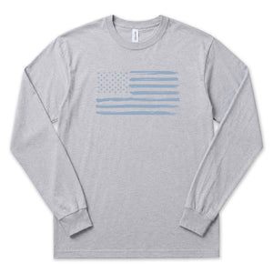 Peppers Blue Flag Long Sleeve T-Shirt