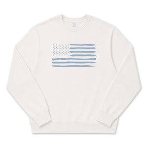 Peppers Blue Flag Pullover Crew