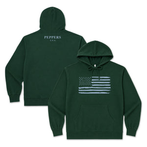Peppers Blue Flag Pullover Hoodie