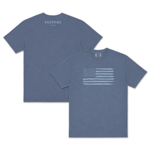 Peppers Blue Flag T-Shirt