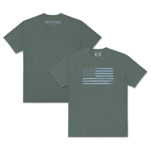 Peppers Blue Flag T-Shirt