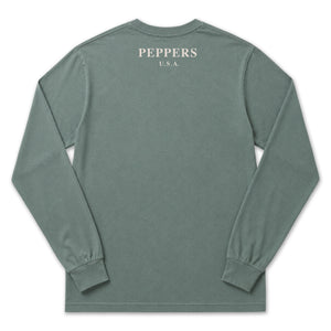 Peppers Tan Flag Long Sleeve T
