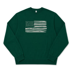 Peppers Tan Flag Pullover Crew